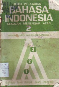 Buku pelajaran bahasa Indonesia Sekolah Menengah Atas 2