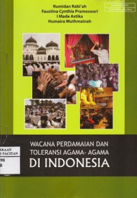 Wacana perdamaian dan toleransi agama-agama di Indonesia