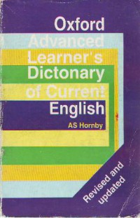 Oxford Anvanced Learner's Dictionary of Caurent English